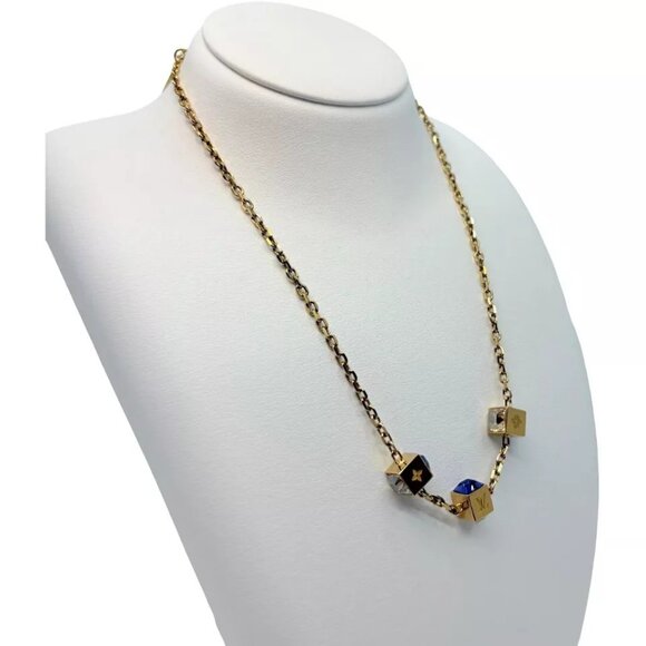 Authentic LOUIS VUITTON Collier Gambit Necklace - Picture 7 of 16